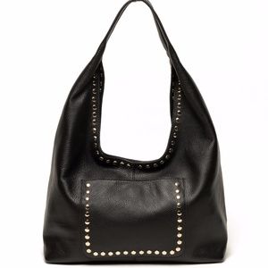 LAGGO Mara leather studded hobo bag NWOT